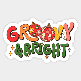 Groovy and Bright Sticker